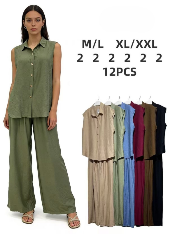 Komplet damskie Roz M/L-XL-2XL, Mix Kolor Paczka 12 szt